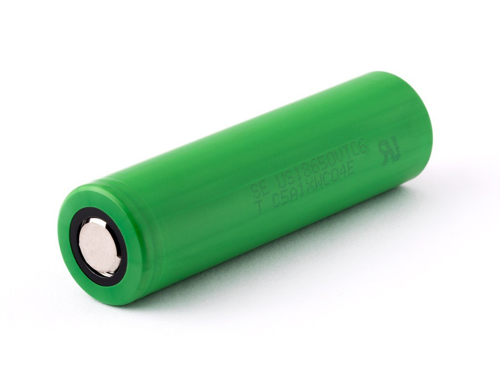 Murata / Sony US18650VTC6 - 3100mAh, 3.6V - 3.7V Li-ion Murata / Sony US18650VTC6 - 3100mAh, 3.6V - 3.7V Li-ion