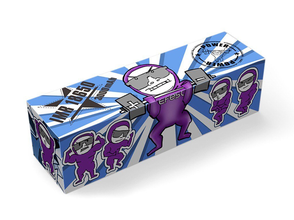 Efest Purple IMR 18650 3000mAh 3.6V - 3.7V Li-Ion Efest Purple IMR 18650 3000mAh 3.6V - 3.7V Li-Ion