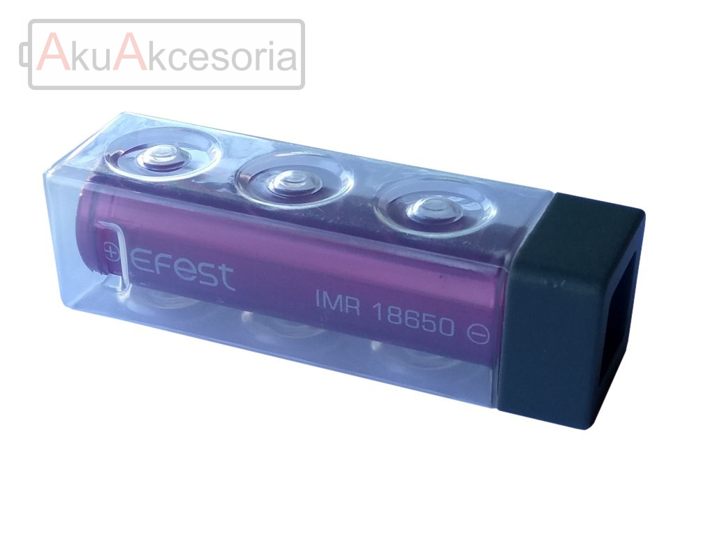 Efest Purple IMR 18650 3000mAh 3.6V - 3.7V Li-Ion