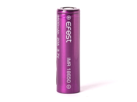 Efest Purple IMR 18650 3500mAh 3,6V - 3,7V Li-ion Efest Purple IMR 18650 3500mAh 3,6V - 3,7V Li-ion