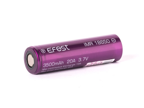 Efest Purple IMR 18650 3500mAh 3,6V - 3,7V Li-ion Efest Purple IMR 18650 3500mAh 3,6V - 3,7V Li-ion