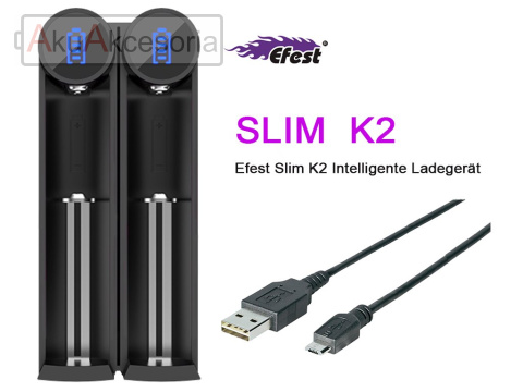 Efest SLIM K2 ładowarka Li-ion