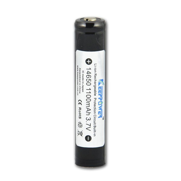 Keeppower 14650 - 1100 mAh Li-ion zabezpieczony ( PCB ) Keeppower 14650 - 1100 mAh Li-ion zabezpieczony ( PCB )