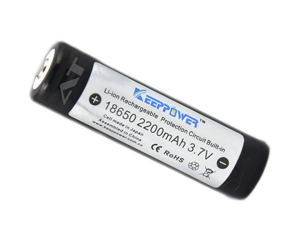Keeppower 18650 - 2200 mAh, akumulator litowo-jonowy 3,7 V Keeppower 18650 - 2200 mAh, akumulator litowo-jonowy 3,7 V