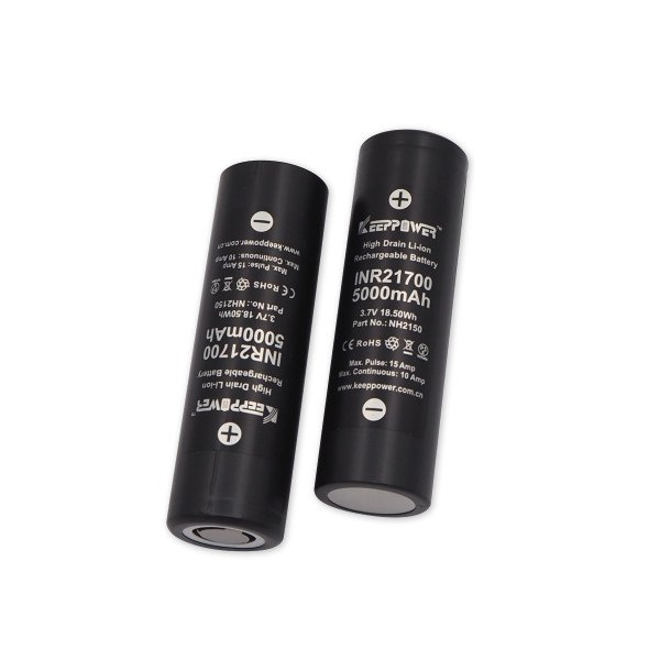 Keppoower INR21700 - 5000mAh 3,6V - 3,7V Li-ion Keppoower INR21700 - 5000mAh 3,6V - 3,7V Li-ion