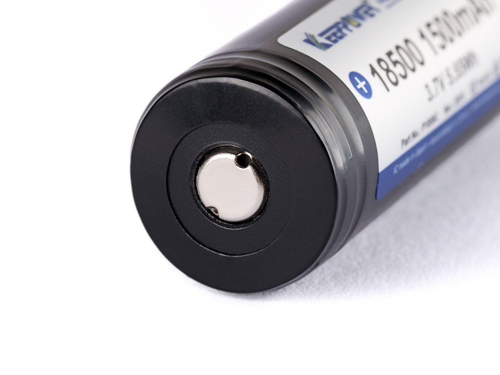 Keeppower 18500 - 1500mAh 3,6V - 3,7V zabezpieczony ( PCB ) Keeppower 18500 - 1500mAh 3,6V - 3,7V zabezpieczony ( PCB )