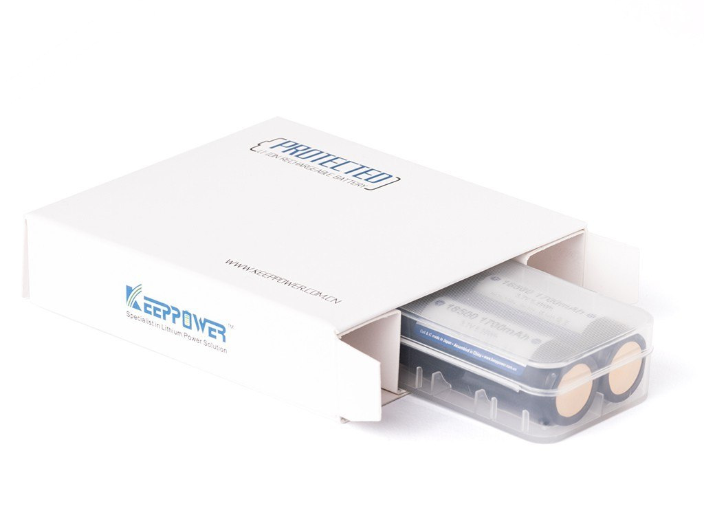 Keeppower 18500 - 2000Mah 3,6V - 3,7V zabezpieczony ( PCB ) Keeppower 18500 - 2000Mah 3,6V - 3,7V zabezpieczony ( PCB )