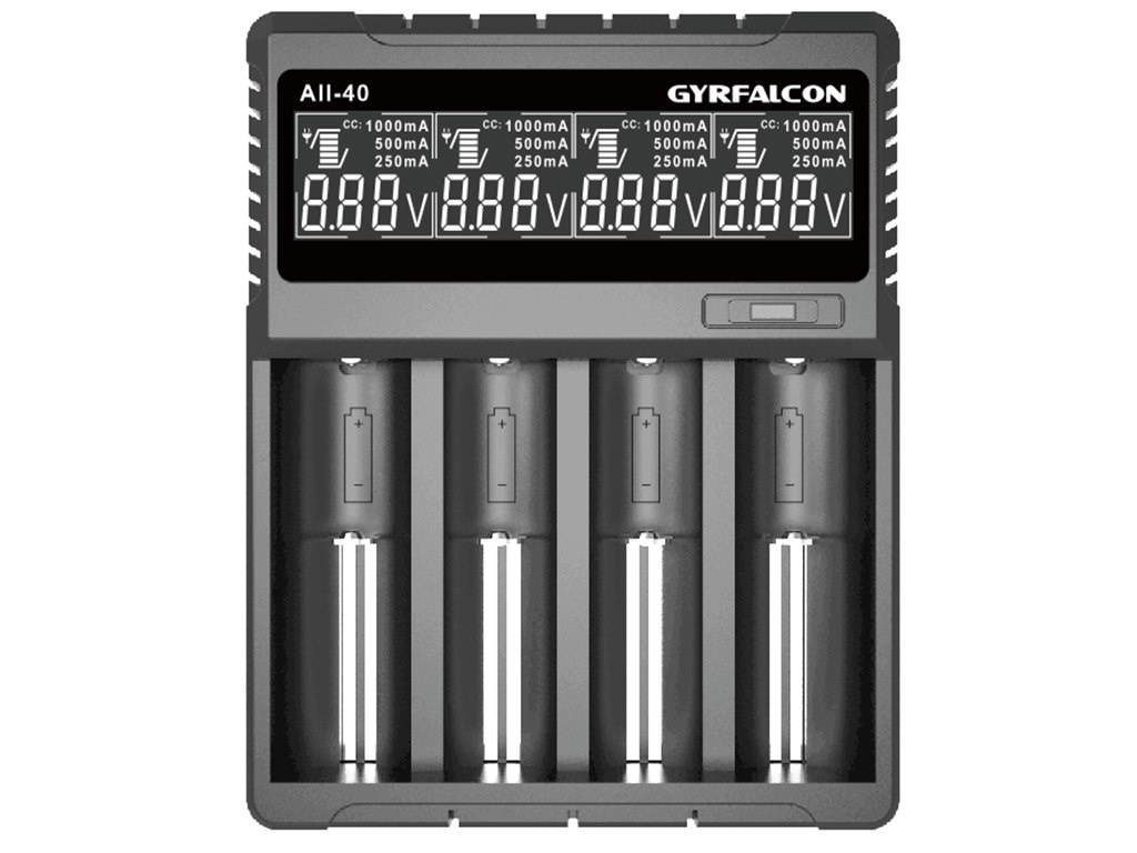 Gyrfalcon All-40 4-komorowa ładowarka Li-ion , Ni-MH Gyrfalcon All-40 4-komorowa ładowarka Li-ion , Ni-MH