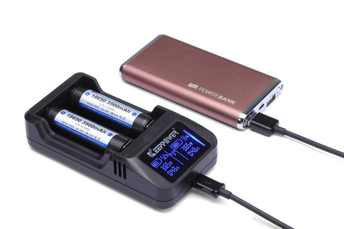 Ładowarka KeepPower L2 LCD do akumulatorów li-ion Ładowarka KeepPower L2 LCD do akumulatorów li-ion