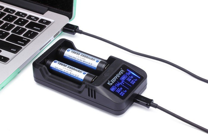 Ładowarka KeepPower L2 LCD do akumulatorów li-ion Ładowarka KeepPower L2 LCD do akumulatorów li-ion