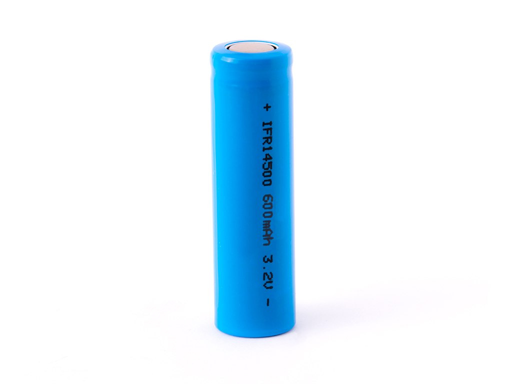 LiFePo4 IFR 14500 AA - 600mAh 3,2V plus płaski LiFePo4 IFR 14500 AA - 600mAh 3,2V plus płaski