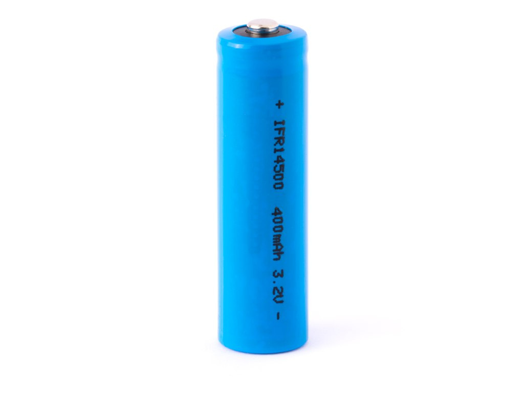 LiFePo4 IFR 14500 AA - 400mAh 3,2V LiFePo4 IFR 14500 AA - 400mAh 3,2V