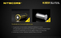 Nitecore Akumulator 16340 - 650mAh 3,6V - 3,7V NL1665R Li-ion z micro USB