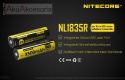 Nitecore Akumulator 18650 - 3500mAh 3,6V - 3,7V NL1835R z micro USB
