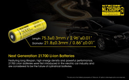 Nitecore Akumulator 21700 - 5000mAh 3,6V - 3,7V NL2150HP Li-ion