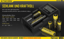 Nitecore D2 EU - inteligentna ładowarka do akumulatorów Li-ion, Ni-MH, Ni-CD, LiFePo4