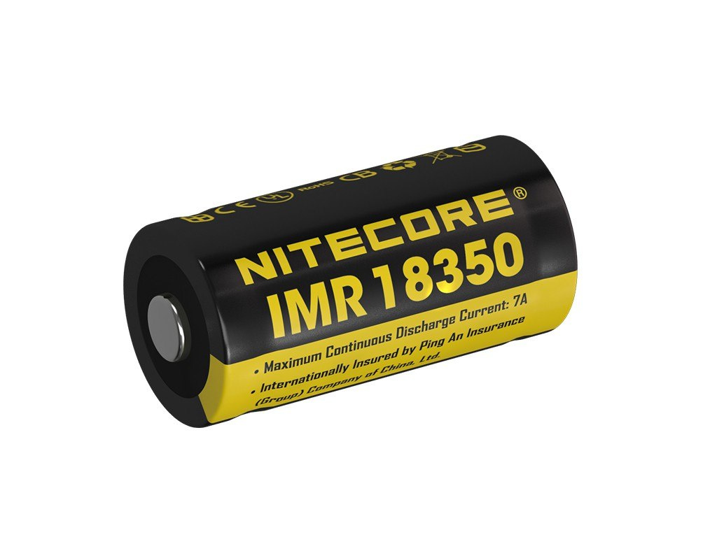 Nitecore IMR18350 - 700mAh 3,6V - 3,7V (7A) Li-ion Nitecore IMR18350 - 700mAh 3,6V - 3,7V (7A) Li-ion