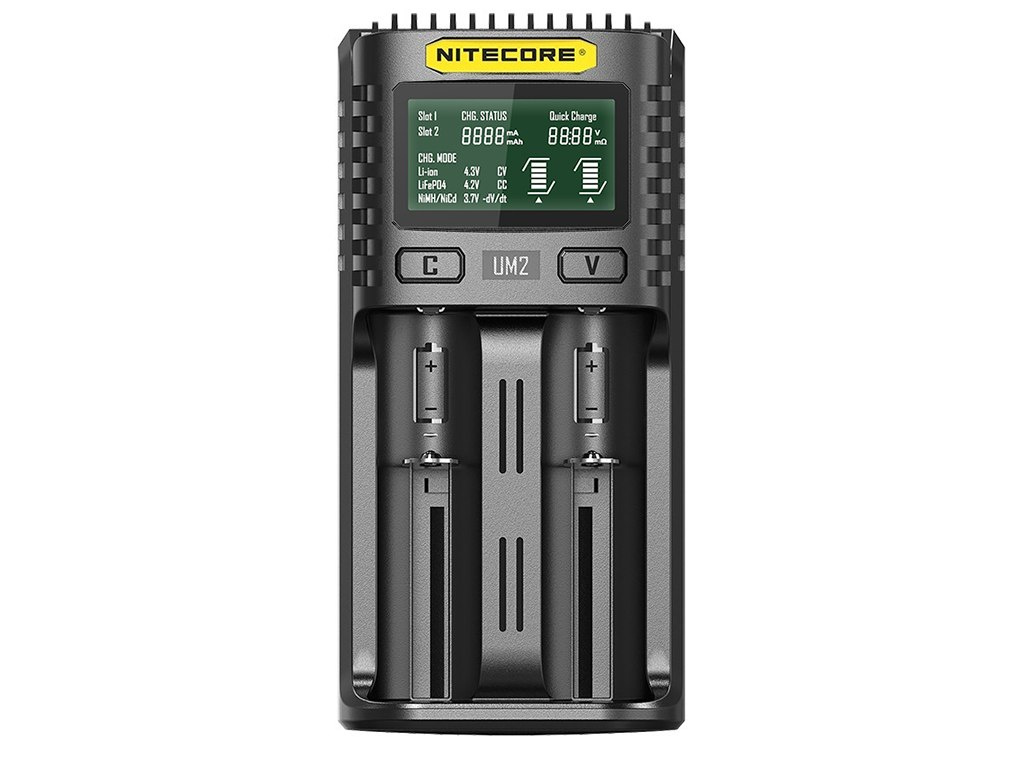 Nitecore UM2 ładowarka do akumulatorów Li-ion, LiFePo4, Ni-MH,Ni-CD Nitecore UM2 ładowarka do akumulatorów Li-ion, LiFePo4, Ni-MH,Ni-CD