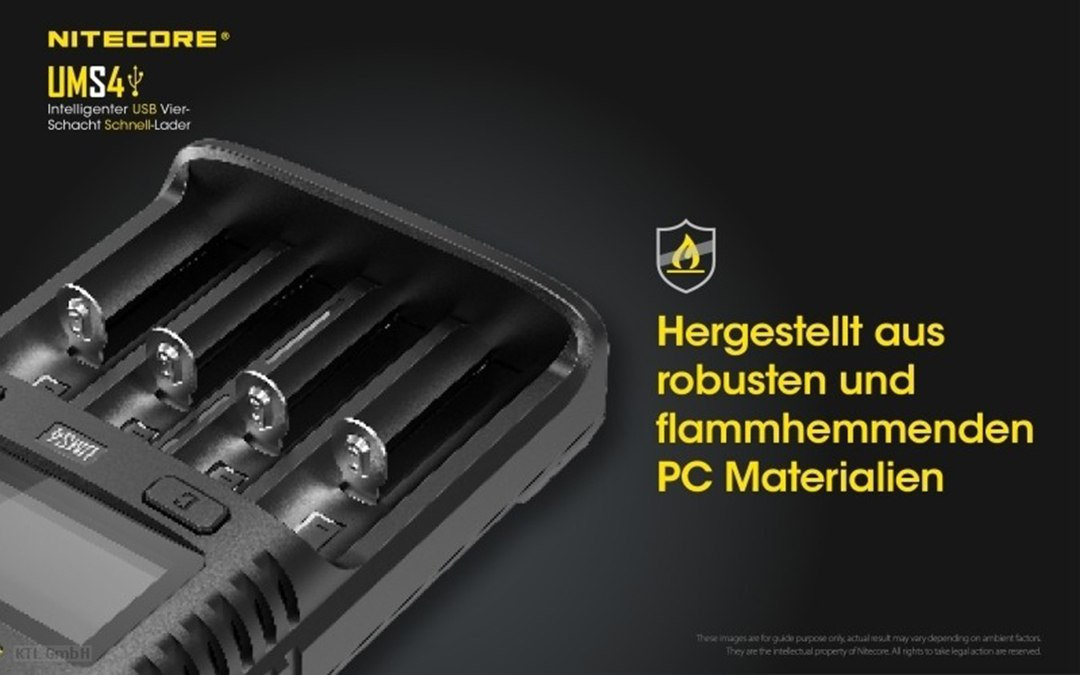 Nitecore UMS4 ładowarka do akumulatorów Li-ion, LiFePo4, Ni-MH, Ni-CD Nitecore UMS4 ładowarka do akumulatorów Li-ion, LiFePo4, Ni-MH, Ni-CD