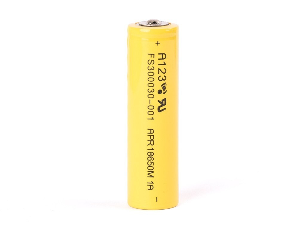 Ogniwo LiFePo4 A123 APR18650M-A1 1100 mAh 3,2 V - 3,3 V (Biegun dodatni wypukły) Ogniwo LiFePo4 A123 APR18650M-A1 1100 mAh 3,2 V - 3,3 V (Biegun dodatni wypukły)