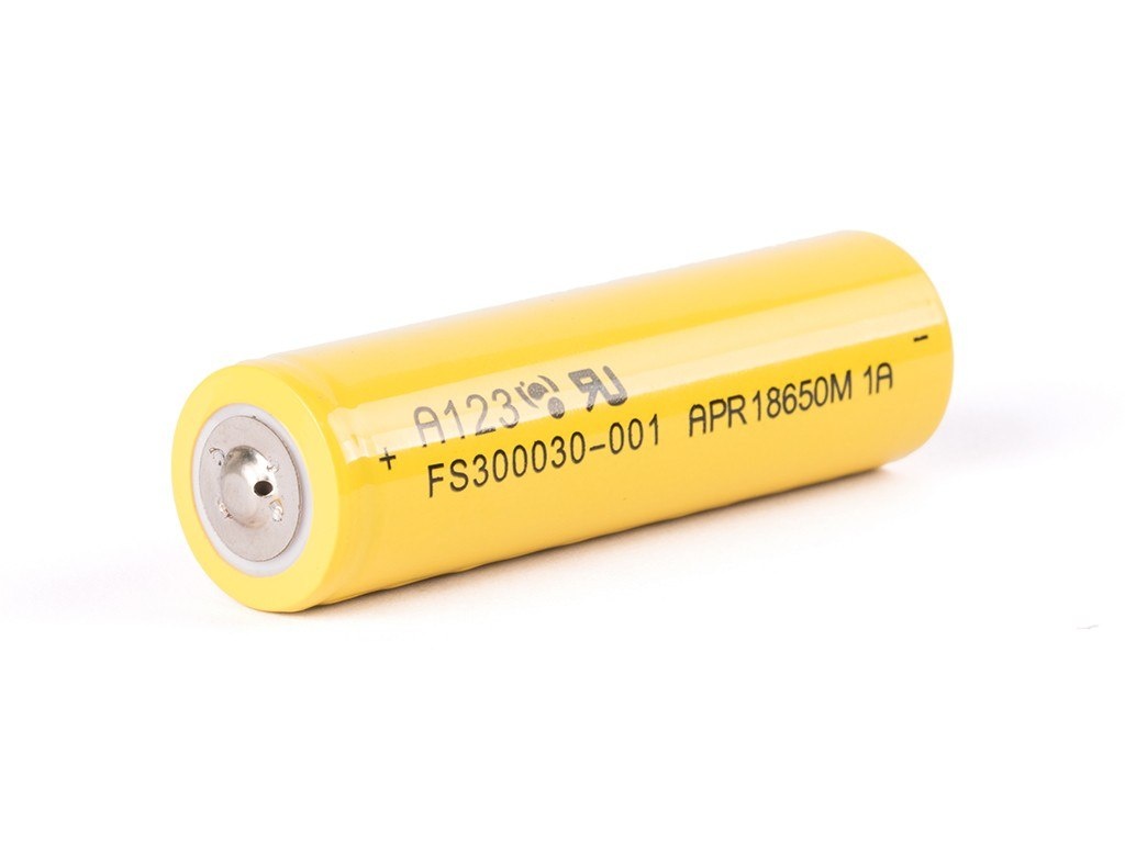 Ogniwo LiFePo4 A123 APR18650M-A1 1100 mAh 3,2 V - 3,3 V (Biegun dodatni wypukły) Ogniwo LiFePo4 A123 APR18650M-A1 1100 mAh 3,2 V - 3,3 V (Biegun dodatni wypukły)