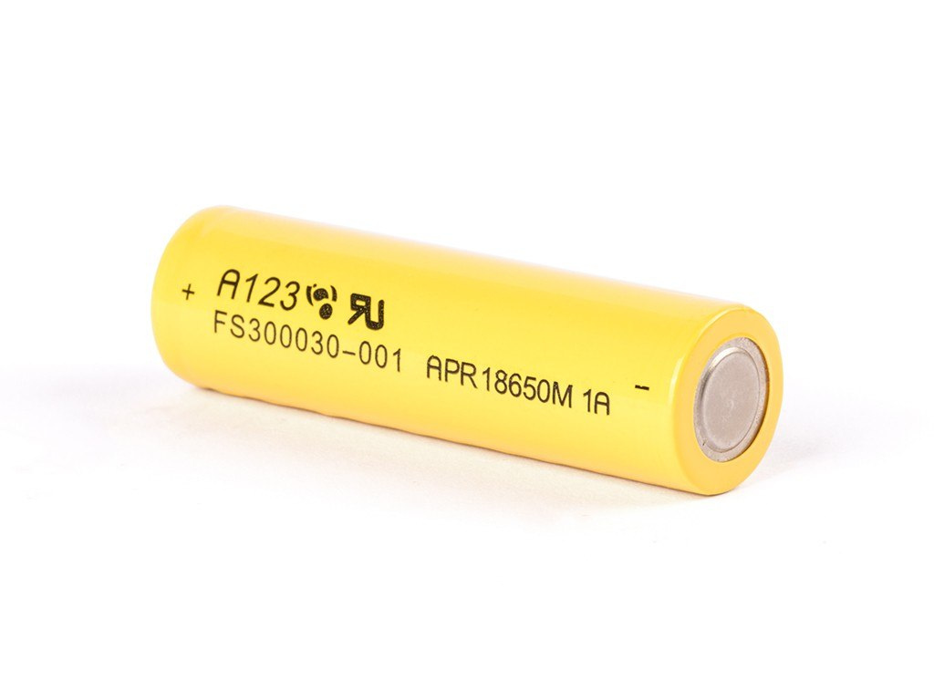 Ogniwo LiFePo4 A123 APR18650M-A1 1100 mAh 3,2 V - 3,3 V (Biegun dodatni wypukły) Ogniwo LiFePo4 A123 APR18650M-A1 1100 mAh 3,2 V - 3,3 V (Biegun dodatni wypukły)