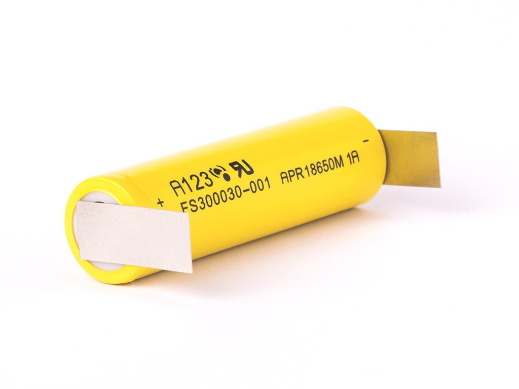 Ogniwo LiFePo4 APR 18650M-A1 1100mAh 3,2V - 3,3V z blaszkami Ogniwo LiFePo4 APR 18650M-A1 1100mAh 3,2V - 3,3V z blaszkami