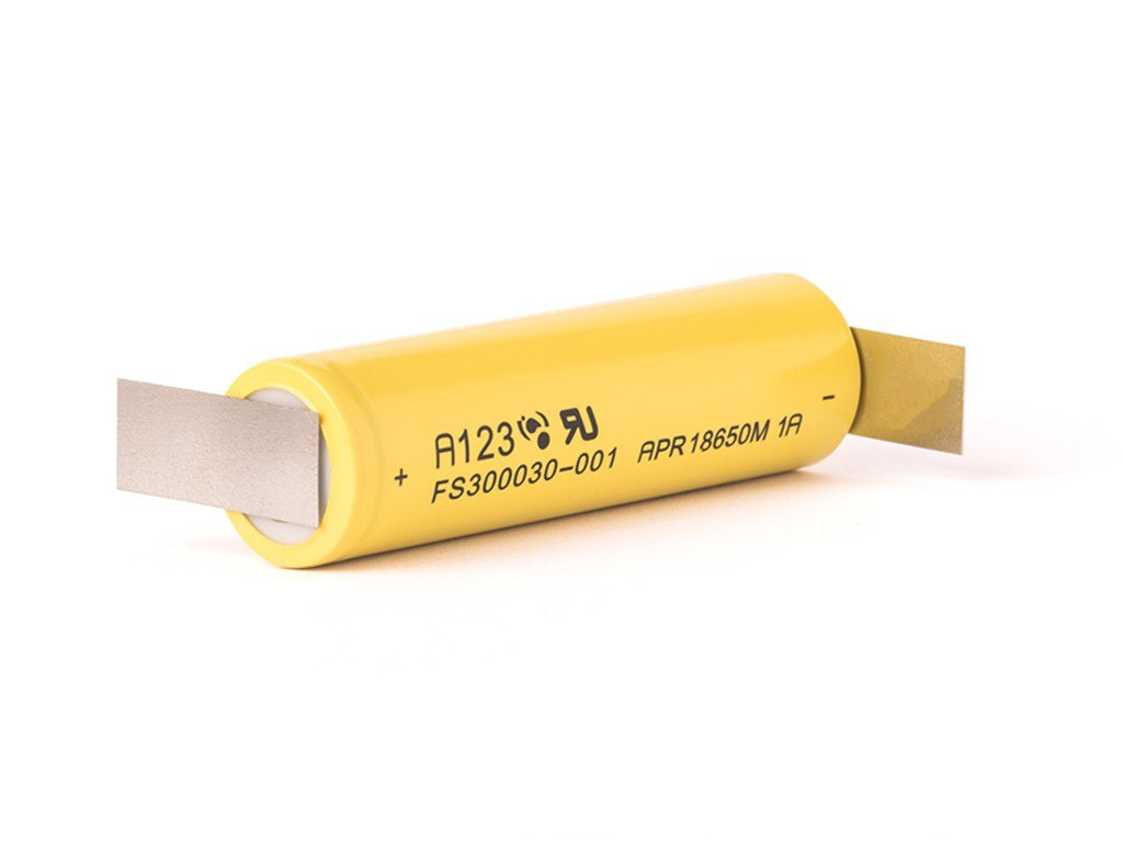 Ogniwo LiFePo4 APR 18650M-A1 1100mAh 3,2V - 3,3V z blaszkami Ogniwo LiFePo4 APR 18650M-A1 1100mAh 3,2V - 3,3V z blaszkami