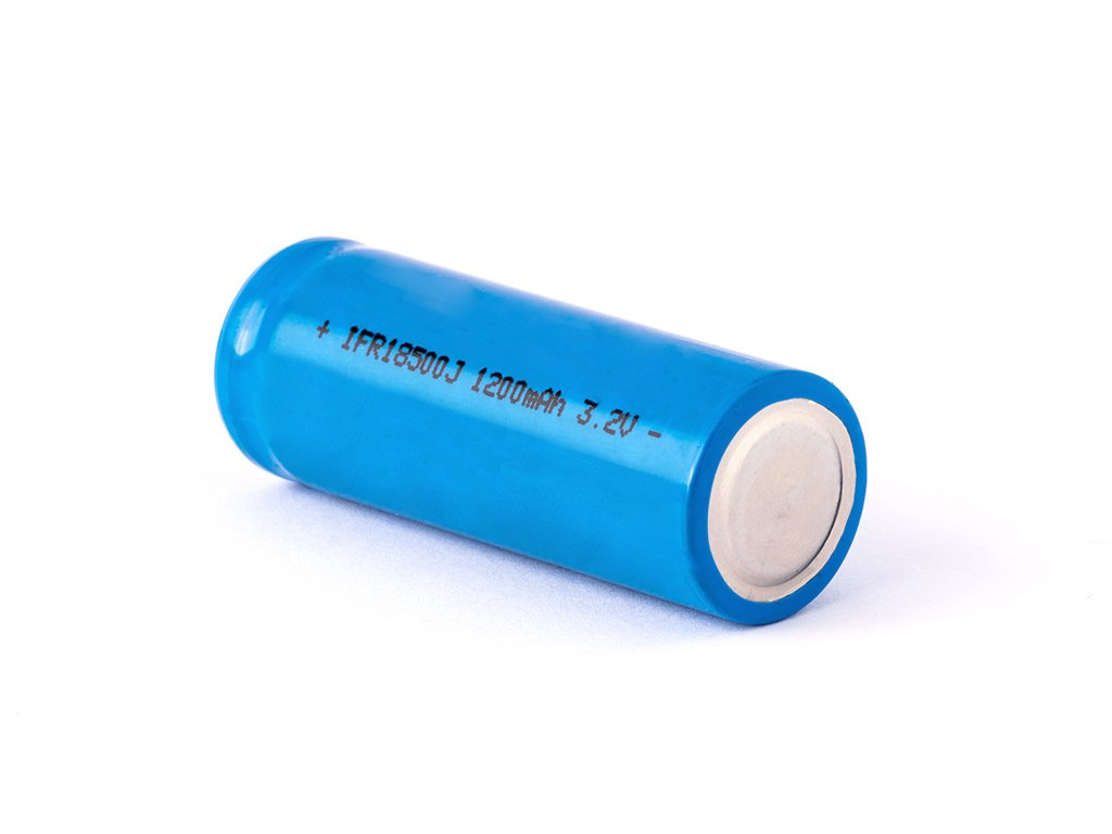 Ogniwo LiFePo4 IFR 18500 - 1200mAh 3,2 V plus podniesiony Ogniwo LiFePo4 IFR 18500 - 1200mAh 3,2 V plus podniesiony