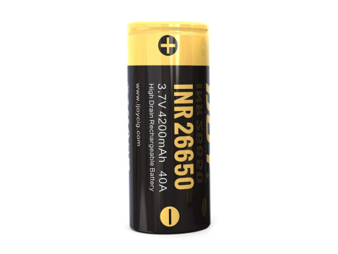 iJoy INR26650 - 4200 mAh 3,6V - 3,7V Li-ion iJoy INR26650 - 4200 mAh 3,6V - 3,7V Li-ion