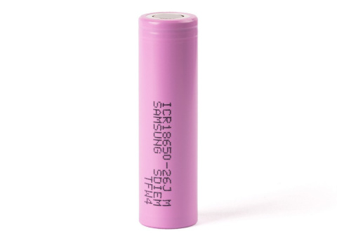 Samsung Akumulator ICR 18650-26J 2600mAh 3,6V - 3,7V z blaszkami Samsung Akumulator ICR 18650-26J 2600mAh 3,6V - 3,7V z blaszkami