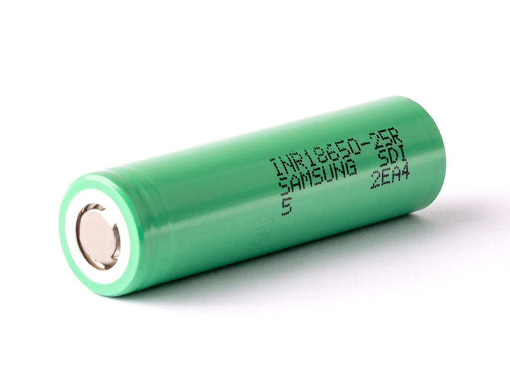 Samsung INR18650-25R 2500 mAh 3,6 V - 3,7 V Li-ion Samsung INR18650-25R 2500 mAh 3,6 V - 3,7 V Li-ion