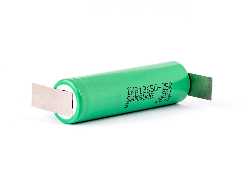 Samsung INR18650-25R 2500mAh 3,6V - 3,7V z blaszkami Samsung INR18650-25R 2500mAh 3,6V - 3,7V z blaszkami