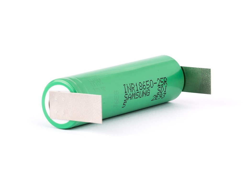 Samsung INR18650-25R 2500mAh 3,6V - 3,7V z blaszkami Samsung INR18650-25R 2500mAh 3,6V - 3,7V z blaszkami