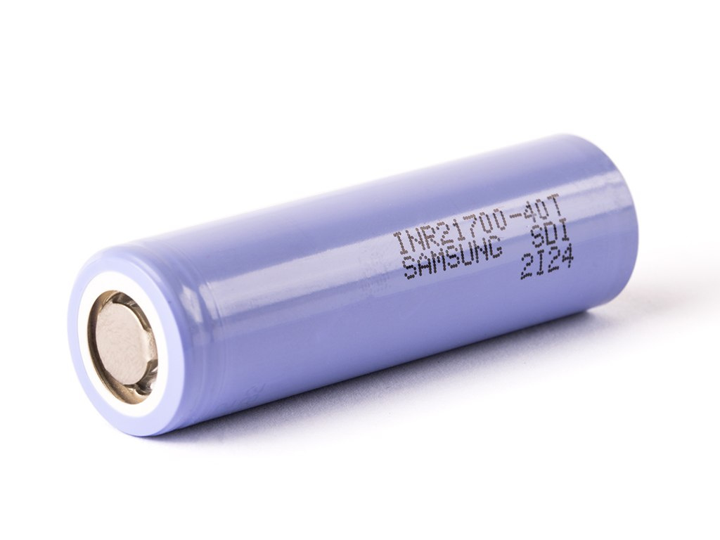 Samsung INR21700-40T 4000mAh 35A Li-ion 3,6V - 3,7V Samsung INR21700-40T 4000mAh 35A Li-ion 3,6V - 3,7V