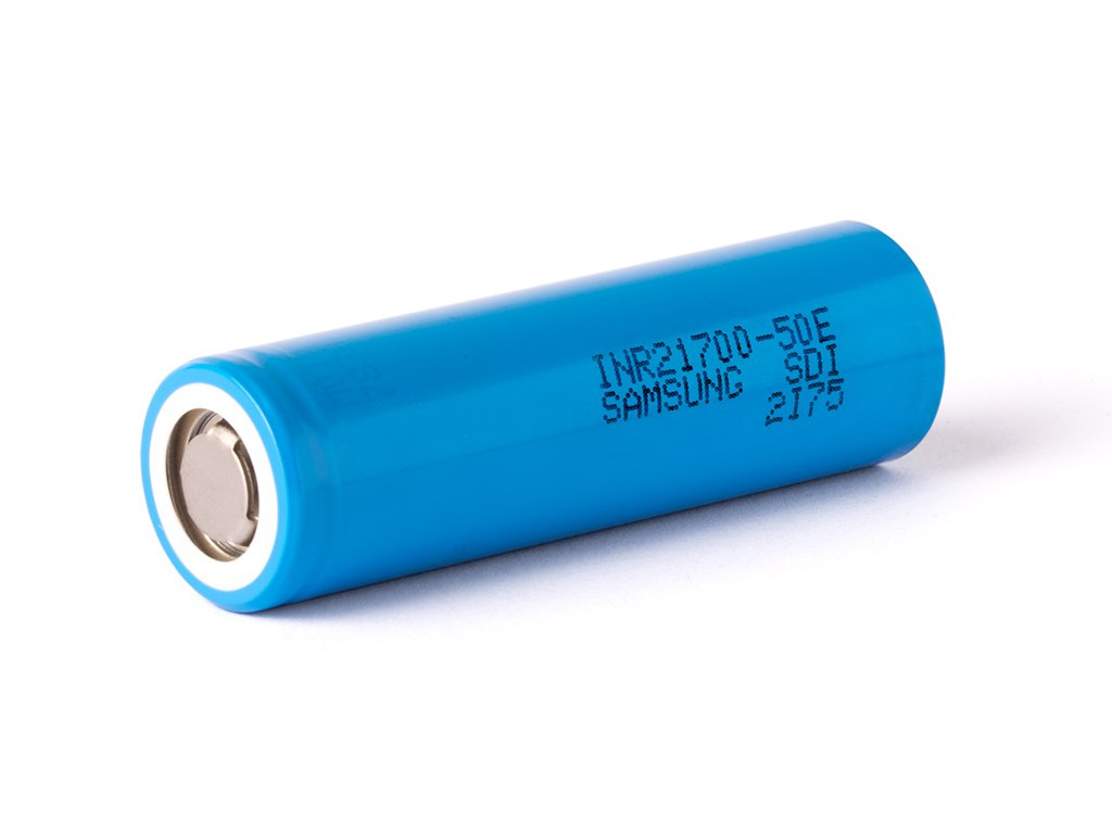 Samsung INR21700-50E 5000mAh 3,6V - 3,7V Li-ion Samsung INR21700-50E 5000mAh 3,6V - 3,7V Li-ion