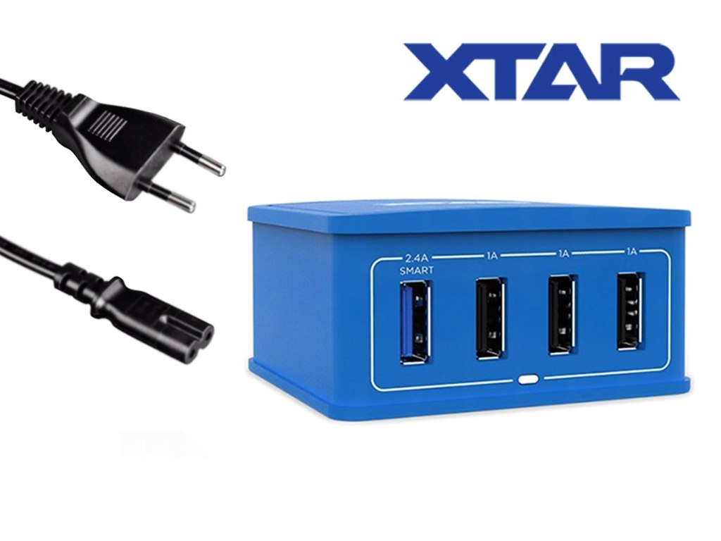 Sieciowa ładowarka Xtar 4U 4x USB 5,4A 27W Sieciowa ładowarka Xtar 4U 4x USB 5,4A 27W