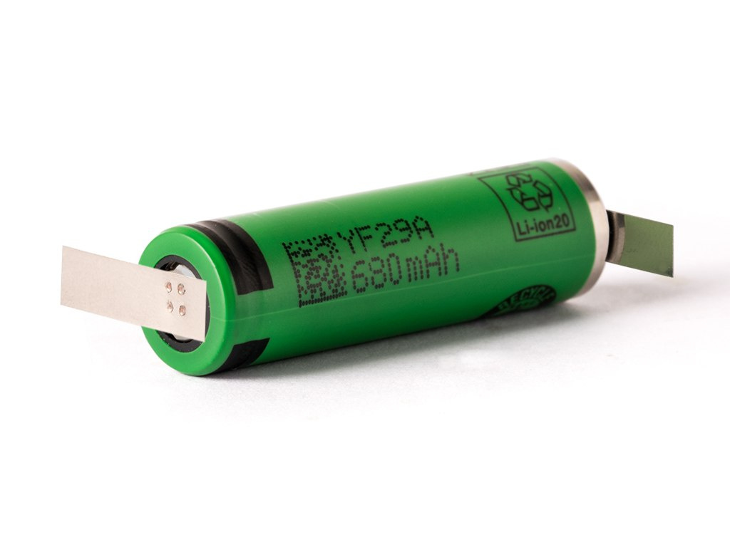 Sony US14500VR2B - 715mAh, 3,6V - 3,7V Li-ion z blaszkami Sony US14500VR2B - 715mAh, 3,6V - 3,7V Li-ion z blaszkami