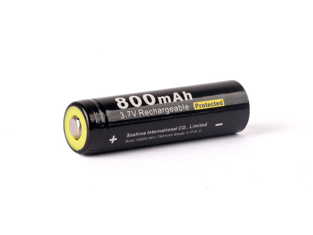 Soshine 14500 / AA - 800 mAh 3,6 V - 3,7 V Soshine 14500 / AA - 800 mAh 3,6 V - 3,7 V