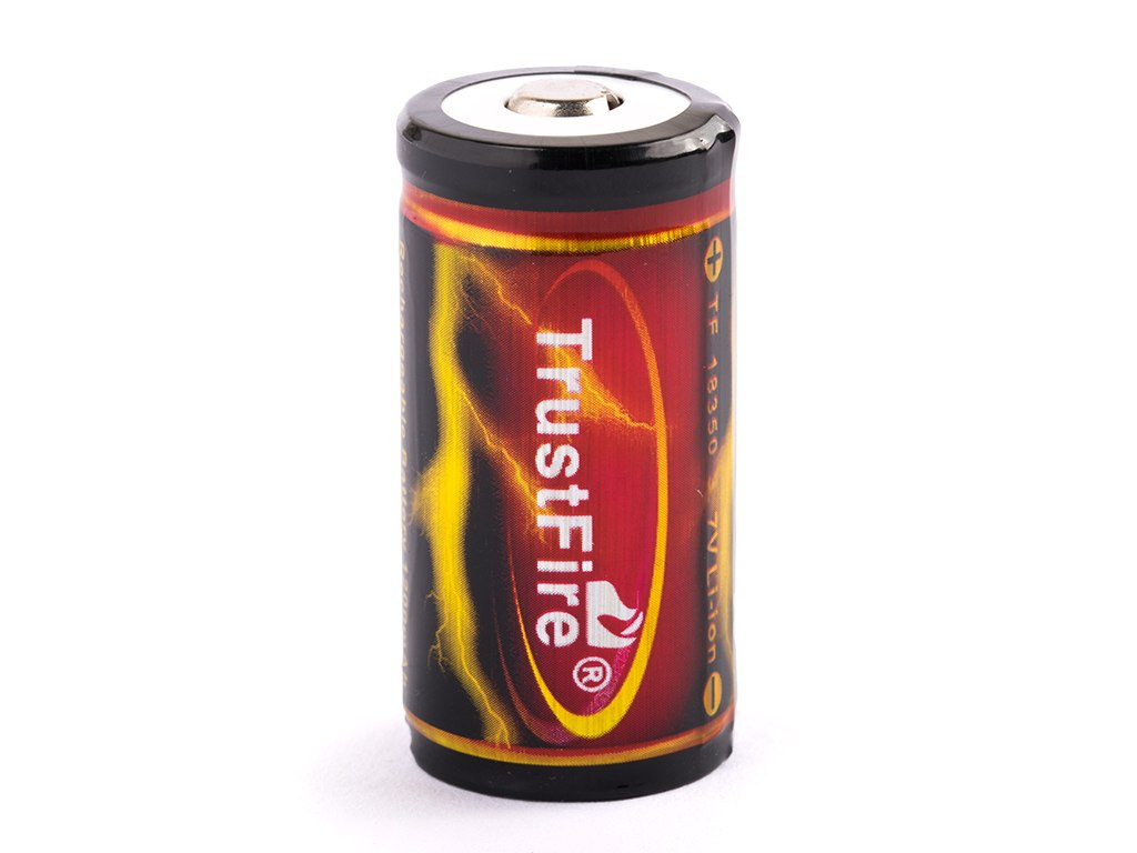 Trustfire 18350 - 1200 mAh 3,7 V LI-ion chroniony (PCB) Trustfire 18350 - 1200 mAh 3,7 V LI-ion chroniony (PCB)