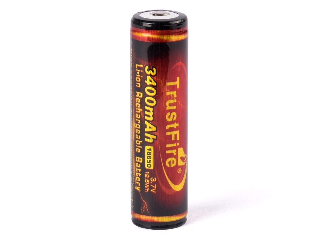 Trustfire 18650 3400mAh 3,6 V - 3,7 V Li-ion Chroniony ( PCB ) Trustfire 18650 3400mAh 3,6 V - 3,7 V Li-ion Chroniony ( PCB )
