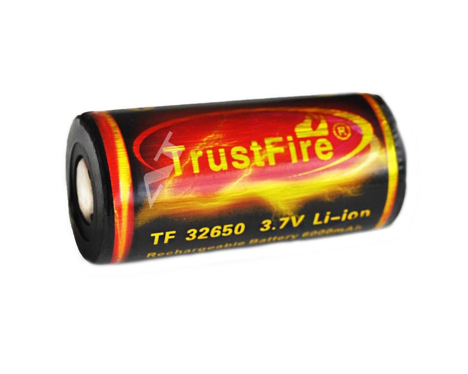 Trustfire 32650 6000mAh 3,6V - 3,7V Li-ion chroniony ( PCB ) Trustfire 32650 6000mAh 3,6V - 3,7V Li-ion chroniony ( PCB )