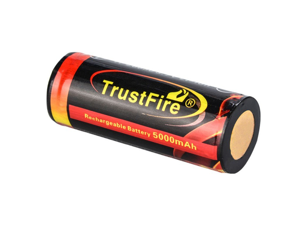 Trustfire 26650 5000mAh 3.6 V - 3.7 V Li-ion Chroniony ( PCB ) Trustfire 26650 5000mAh 3.6 V - 3.7 V Li-ion Chroniony ( PCB )