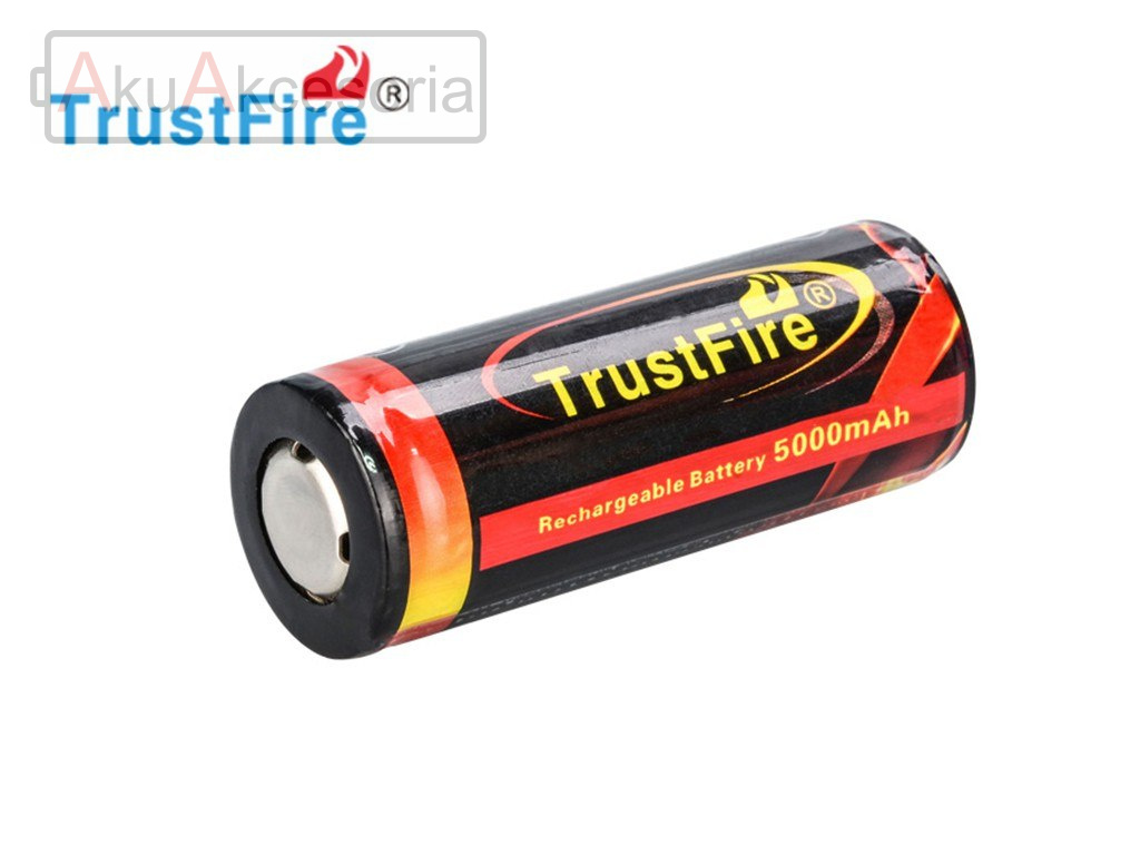 Trustfire 26650 5000mAh 3.6 V - 3.7 V Li-ion Chroniony ( PCB )