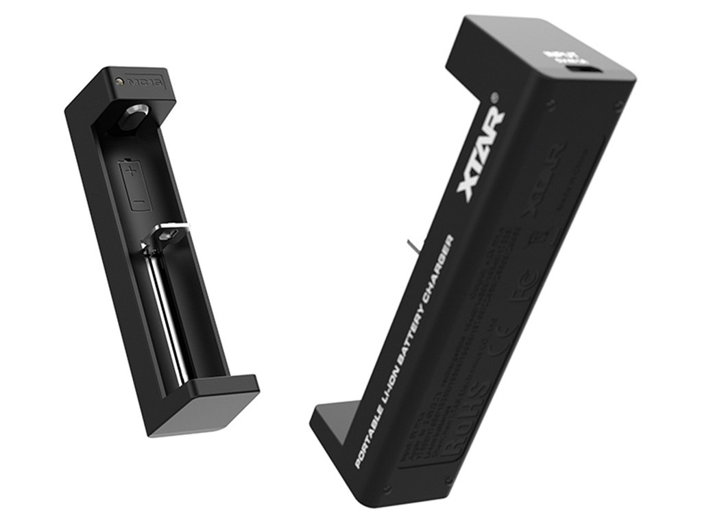 Xtar MC1S - Ładowarka do akumulatorów litowo-jonowych wraz z kablem USB Xtar MC1S - Ładowarka do akumulatorów litowo-jonowych wraz z kablem USB