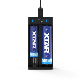 Xtar MC2 Plus - 2-kanałowa ładowarka USB do akumulatorów Li-ion