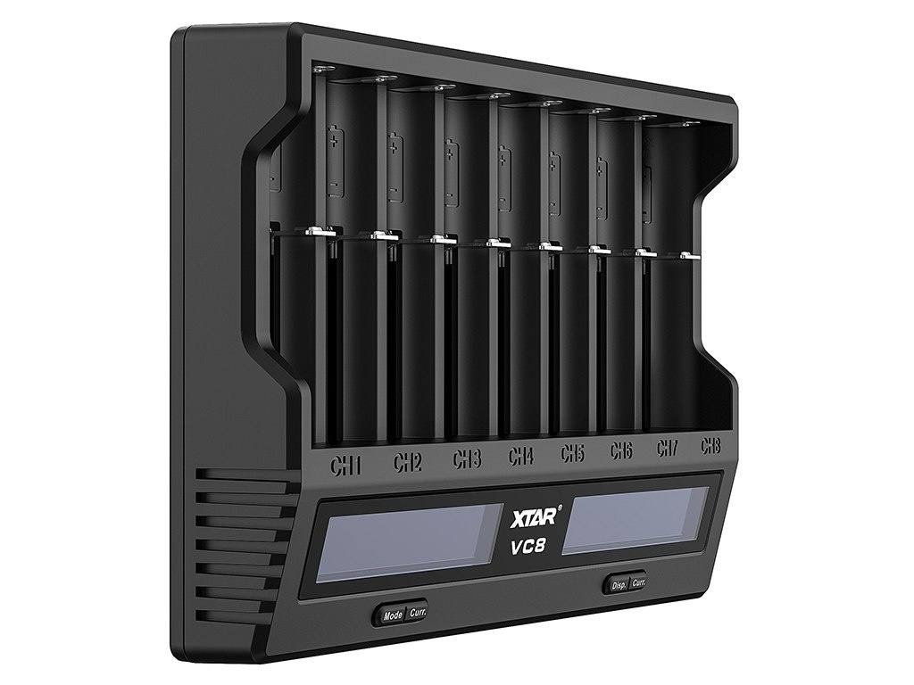 Xtar VC8 Ładowarka do akumulatorów Li-ion 3,6V-3,7V i Ni-MH 1,2V Xtar VC8 Ładowarka do akumulatorów Li-ion 3,6V-3,7V i Ni-MH 1,2V