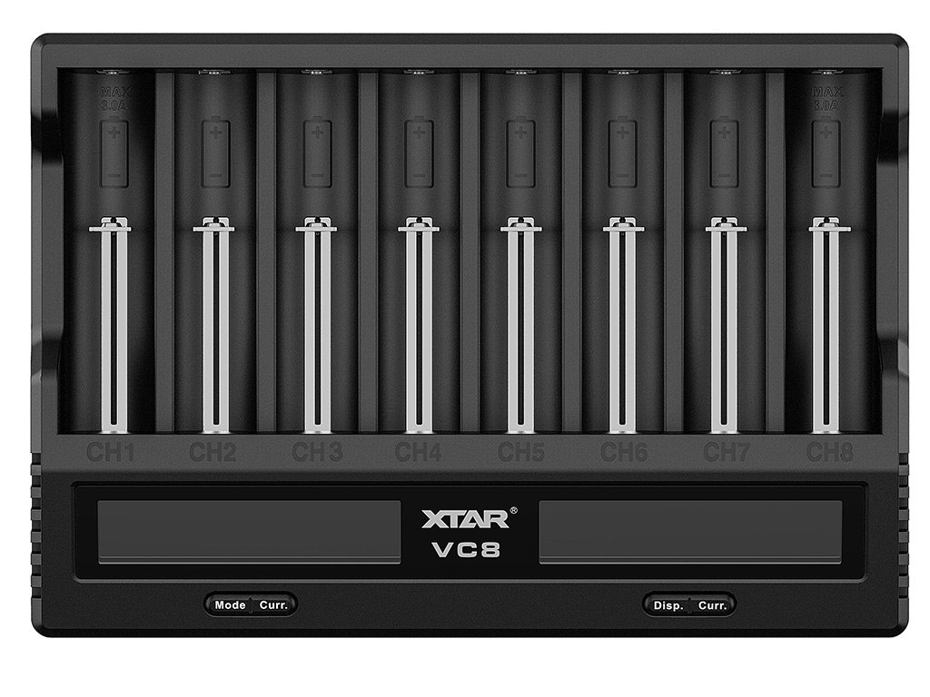 Xtar VC8 Ładowarka do akumulatorów Li-ion 3,6V-3,7V i Ni-MH 1,2V Xtar VC8 Ładowarka do akumulatorów Li-ion 3,6V-3,7V i Ni-MH 1,2V