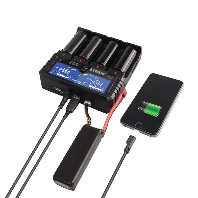 Xtar VP4 Plus "Dragon" Ładowarka do akumulatorów Li-ion, Ni-MH i LiPo 3s Xtar VP4 Plus "Dragon" Ładowarka do akumulatorów Li-ion, Ni-MH i LiPo 3s