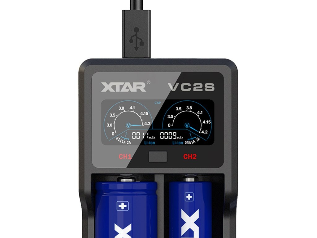 Xtart VC2S Ładowarka do akumulatorów Li-ion i Ni-MH Xtart VC2S Ładowarka do akumulatorów Li-ion i Ni-MH